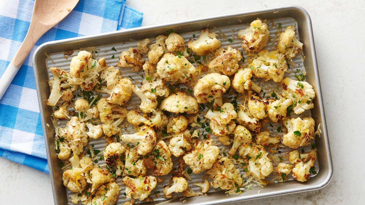 Chou-fleur rôti au parmesan