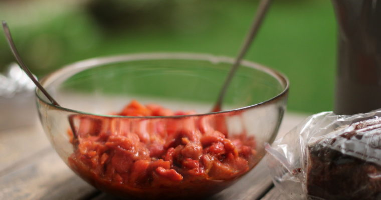Salade de poivrons de la Mère et la Tante