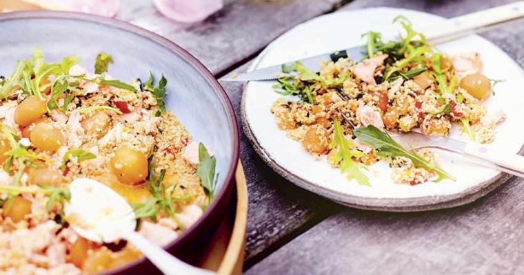 Taboulé de quinoa à la menthe et au melon