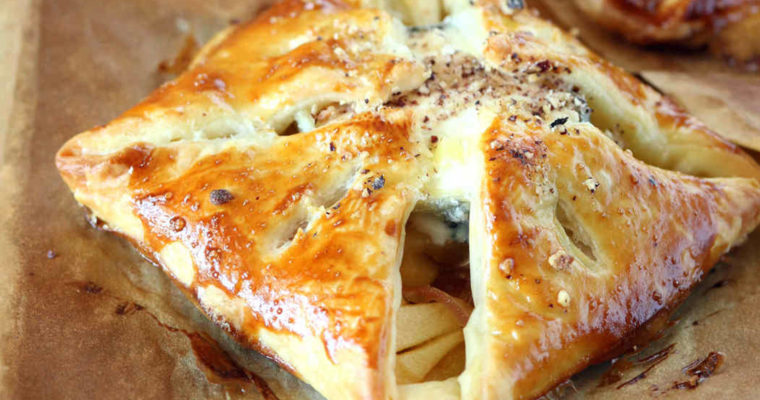 Feuilleté chèvre menthe coriandre