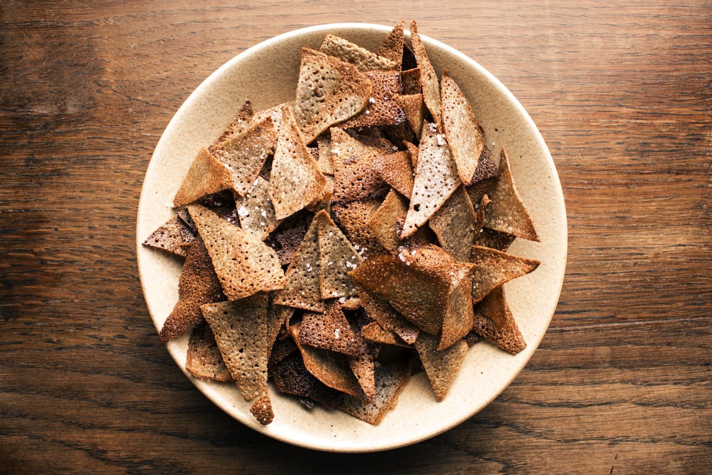 Chips de galettes de sarrasin