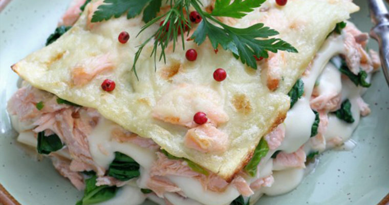Lasagne saumon épinards & mascarpone
