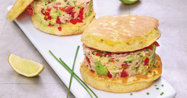 Burger de maïs au thon