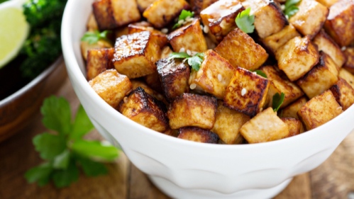 Tofu mariné